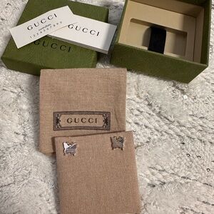 Gucci Butterfly Stud Earrings